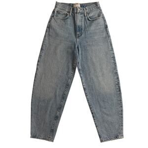 AGOLDE Balloon Jeans Size 25 Organic Cotton High Rise Denim